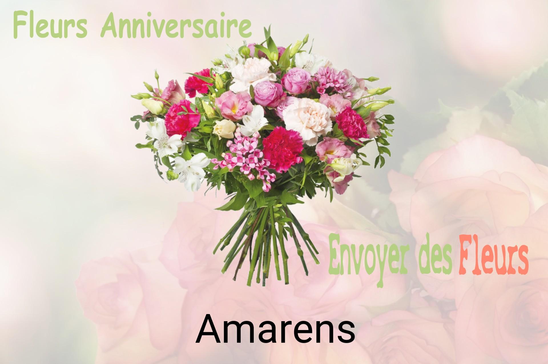Bouquet de fleurs d’anniversaire livré à Amarens