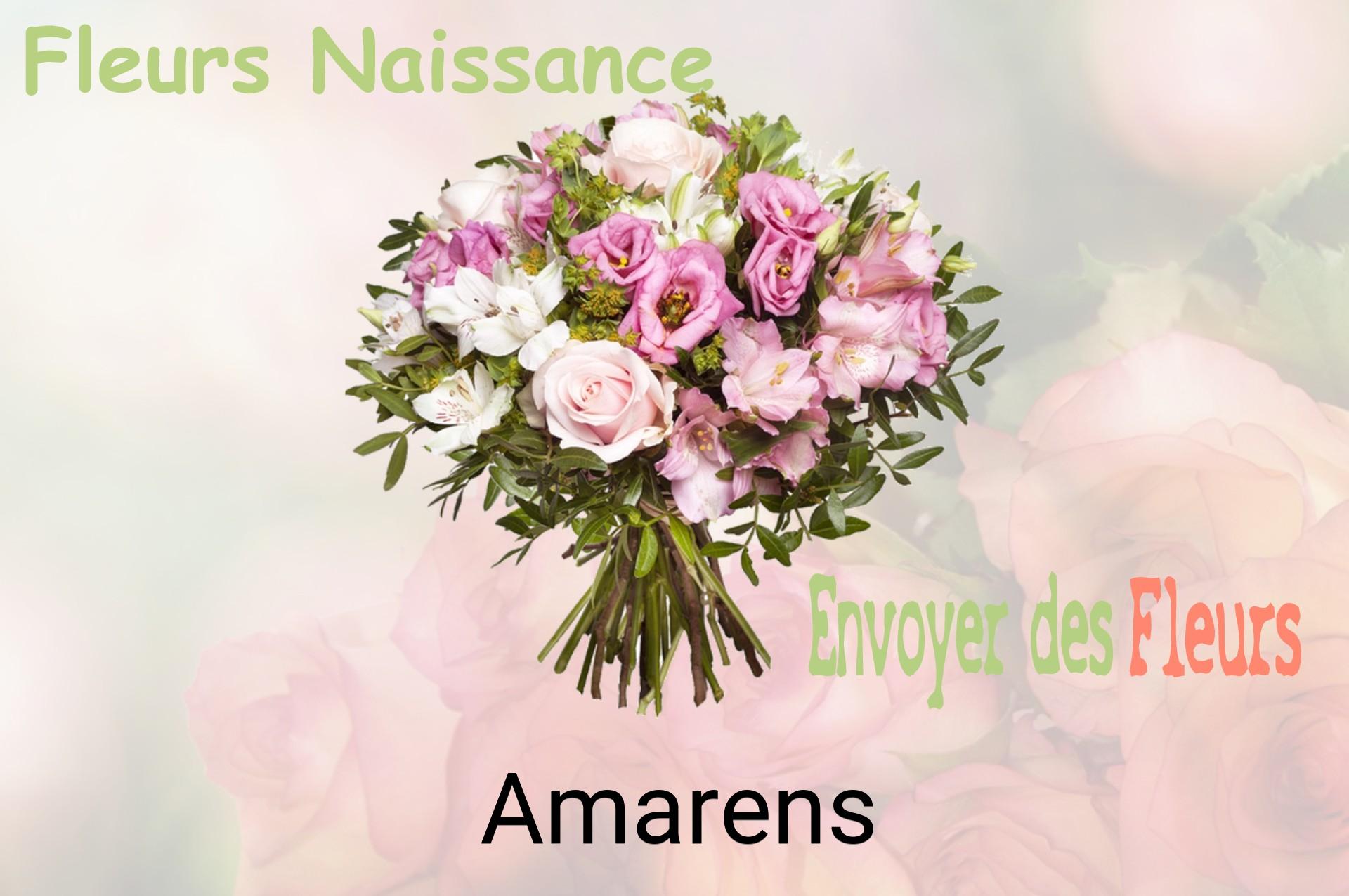 Bouquet de fleurs de naissance livré à Amarens